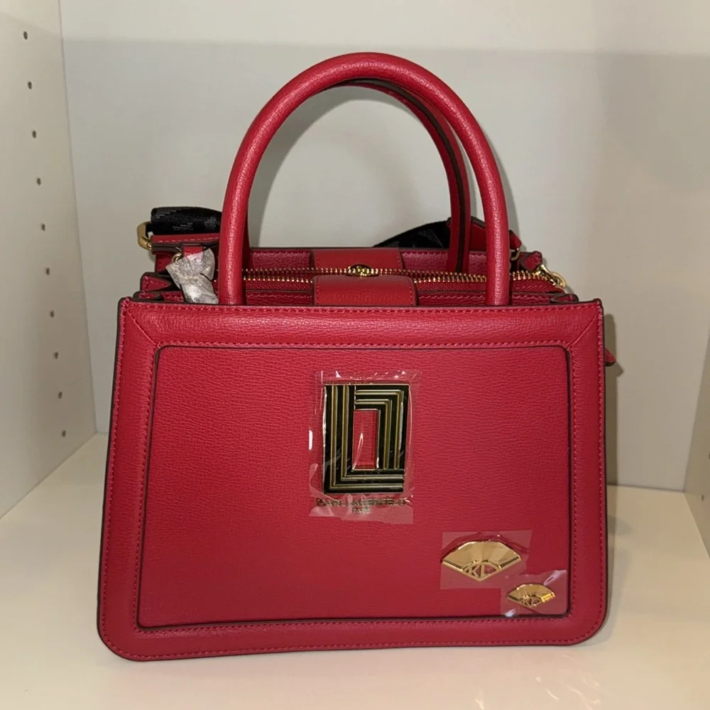 Karl Lagerfeld Paris Leather Satchel